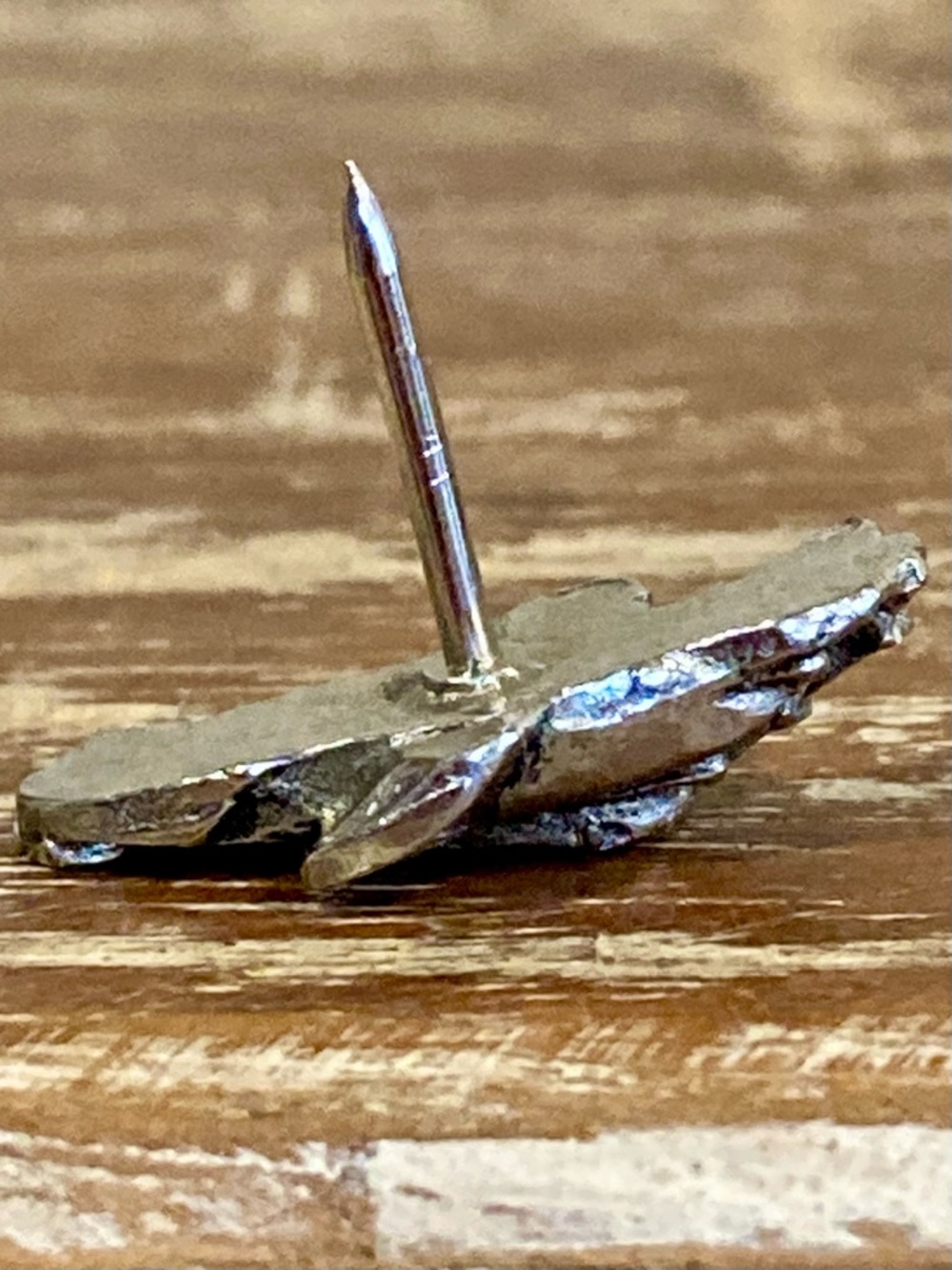 Vintage Silver-Tone Car Lapel Pin - Picture 9 of 15